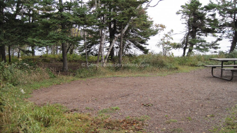 Photo of Campsite E in Cartin Campground at Tettegouche State Park, Minnesota, United States